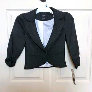 3/4 sleeve suit jacket